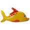 Pool Central® 34.5" Yellow Dorado Fish Children's Inflatable Swimming Pool Kickboard